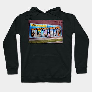 Greetings from Cleveland Mural Hoodie